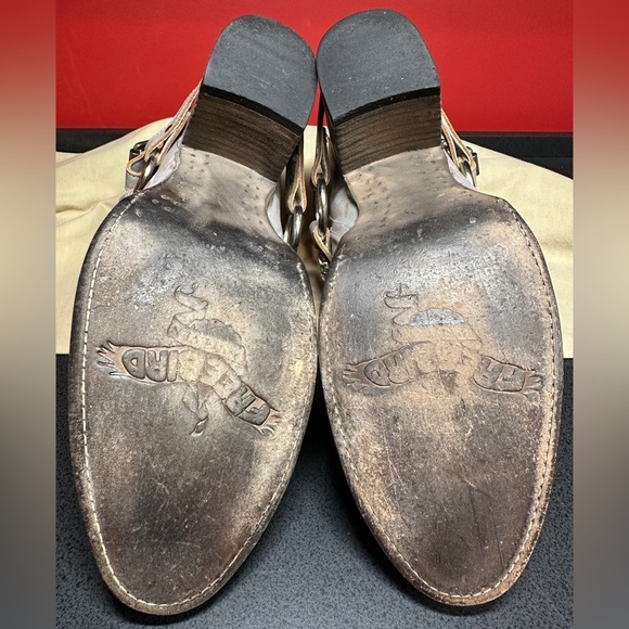 Freebird by Steven Mystic Leather Ankle Western Boots Smoke Gray Women’s Sz 11 - Picture 9 of 16